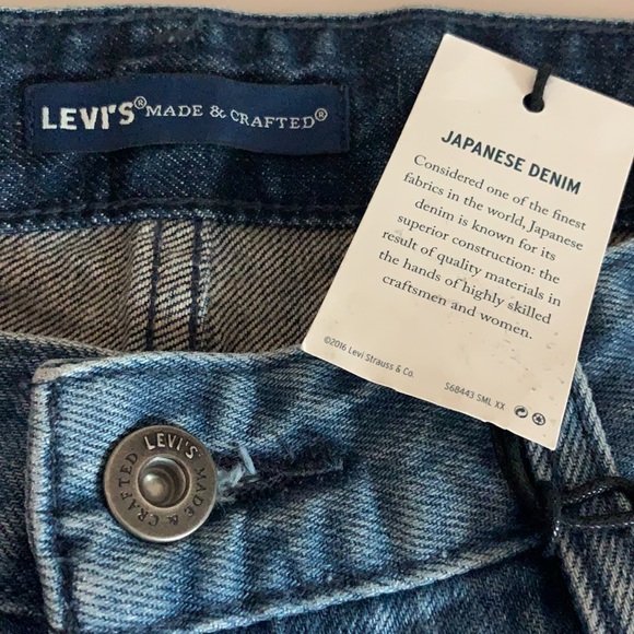 Levi’s Made & Crafted East to West Two-Tone Slim Crop Jeans Size 31 - Picture 11 of 15